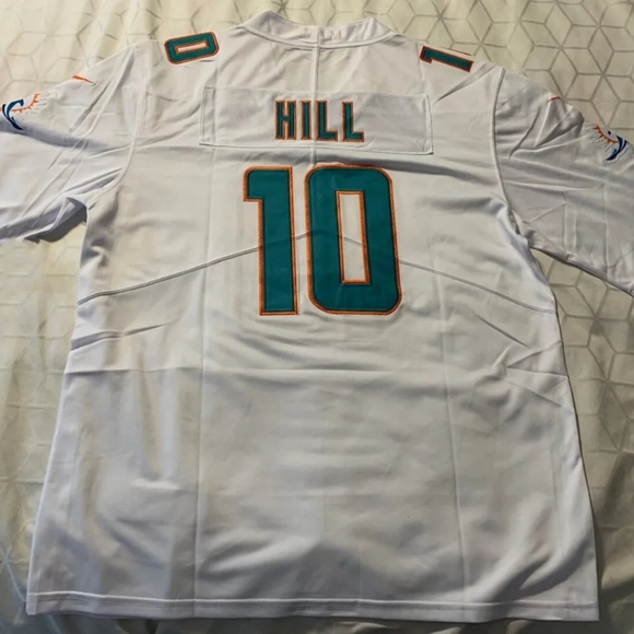 New w/Tags Tyree Hill Miami Dolphins Jersey Multiple Sizes - Picture 4 of 6